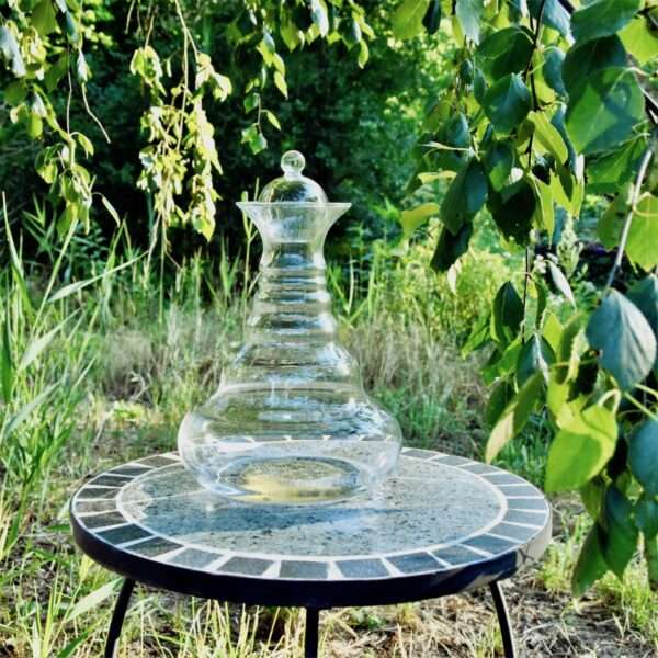 Alladin-Karaffe Family 2,3 Liter mit Motiv "Blume des Lebens" in Gold